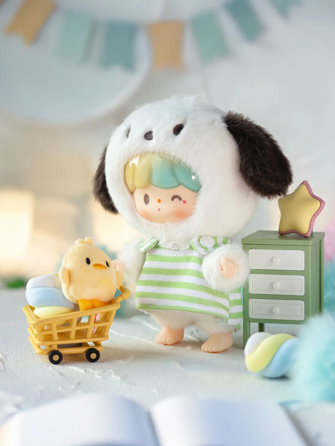 Zzoton x Sanrio  Love League Buddies Series Vinyl Plush Keychain Blind Box