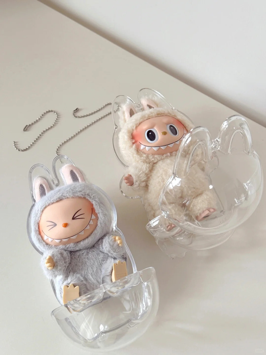 LABUBU Protective Case, Display Stand Acrylic Case Cover (No doll)