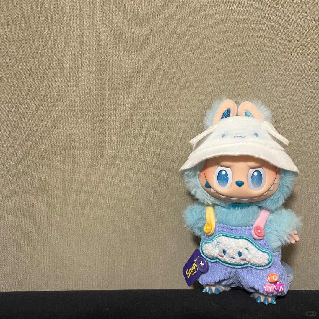 Sanrio doll clothes for 17cm Doll Labubu outfit Labubu Plushies Accessories (No doll)