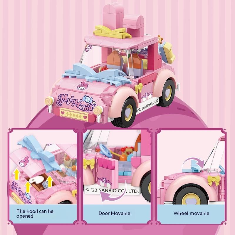 Kuromi and My meldoy Car Building Blocks