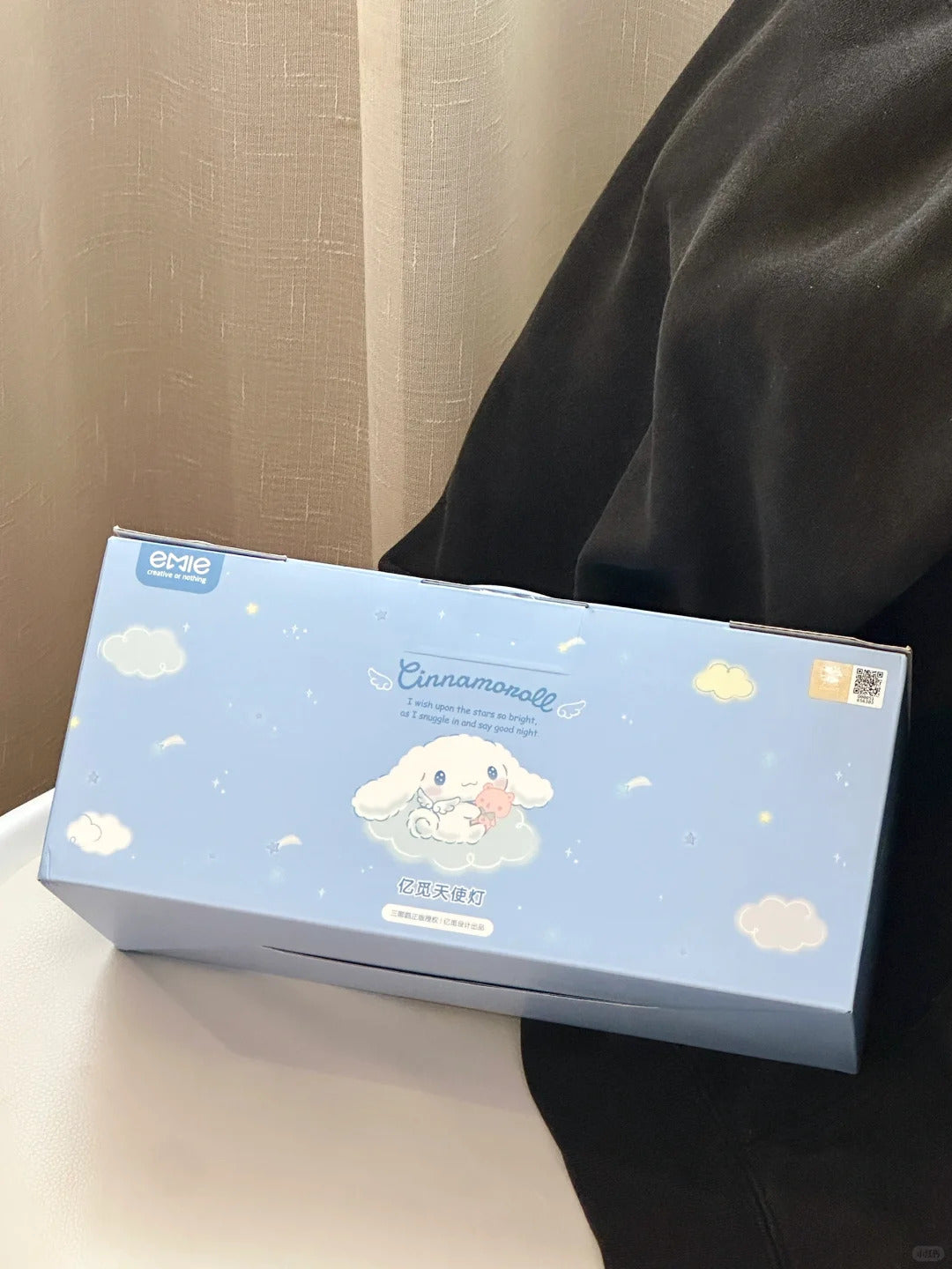 Cinnamoroll Angel Night Light  Touch Silicone Lamp