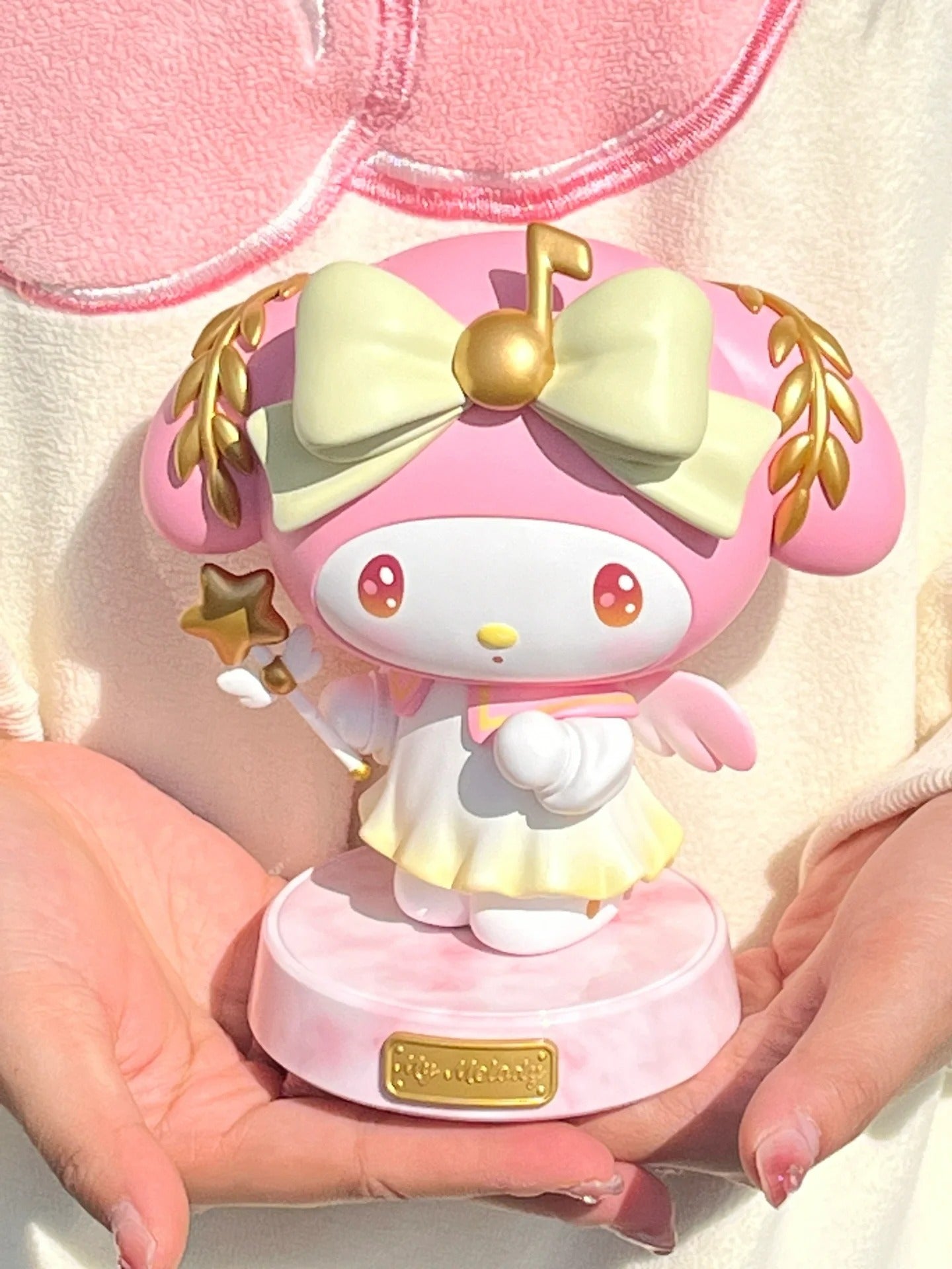 Kuromi Demon and My melody Angel design figure