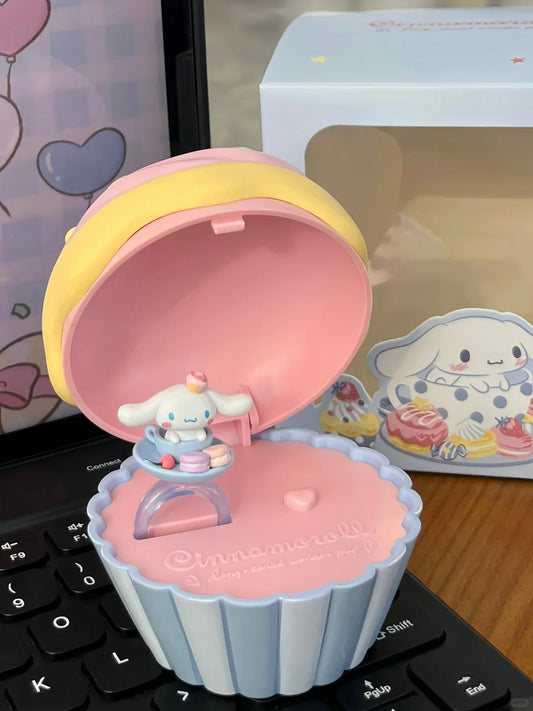 Sanrio cinnamoroll ring cupcake jewelry box