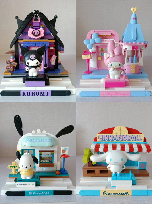 Serie de casas de bloques de construcción Sanrio