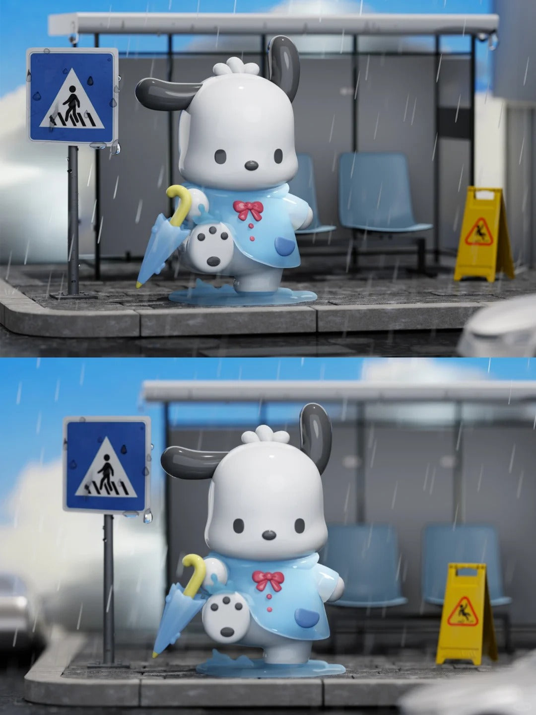 Sanrio It's a raining day figure