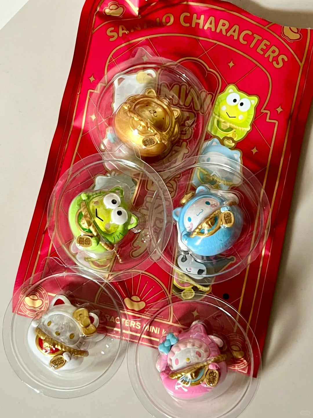 Sanrio Mini Lucky Cat Blind bag ( 5 pcs in bag)