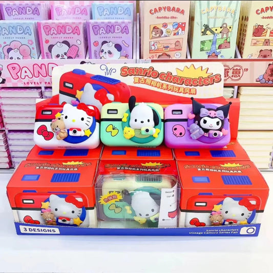 Sanrio Retro Camera Series Toy Fan Blind box