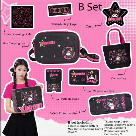 Kuromi Switch Accesorries Set
