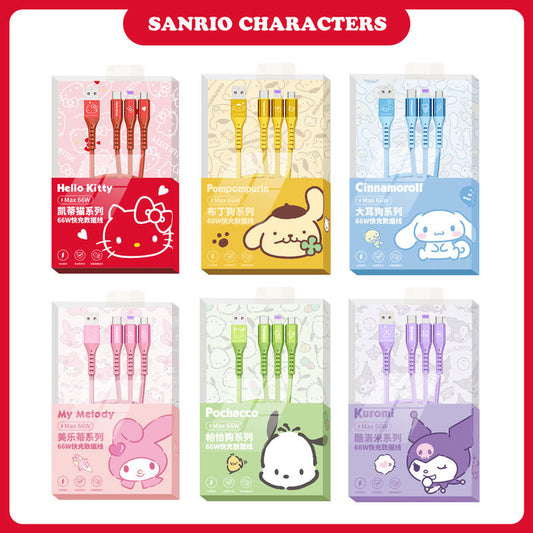 Sanrio 3in1 Charging cable
