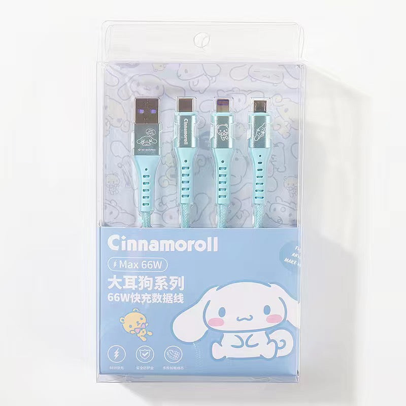 Sanrio 3in1 Charging cable