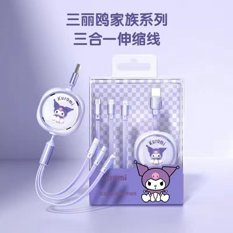Sanrio 3in1 Charging cable