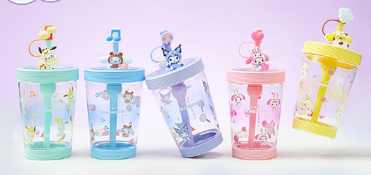 Sarnio Straw Cup with Strap 535ml