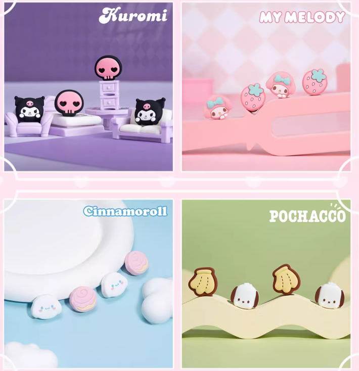 Sanrio Thumb Grip Caps Compatible for Switch
