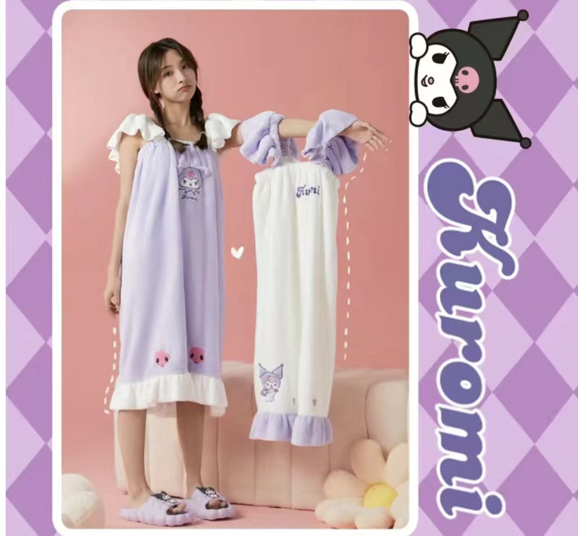 Kuromi bathrobe