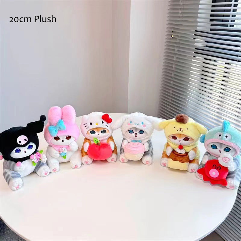 Colección de peluches Sanrio x Mofusand