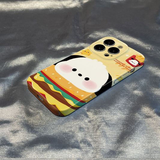 Funda para teléfono de hamburguesa Pochacco