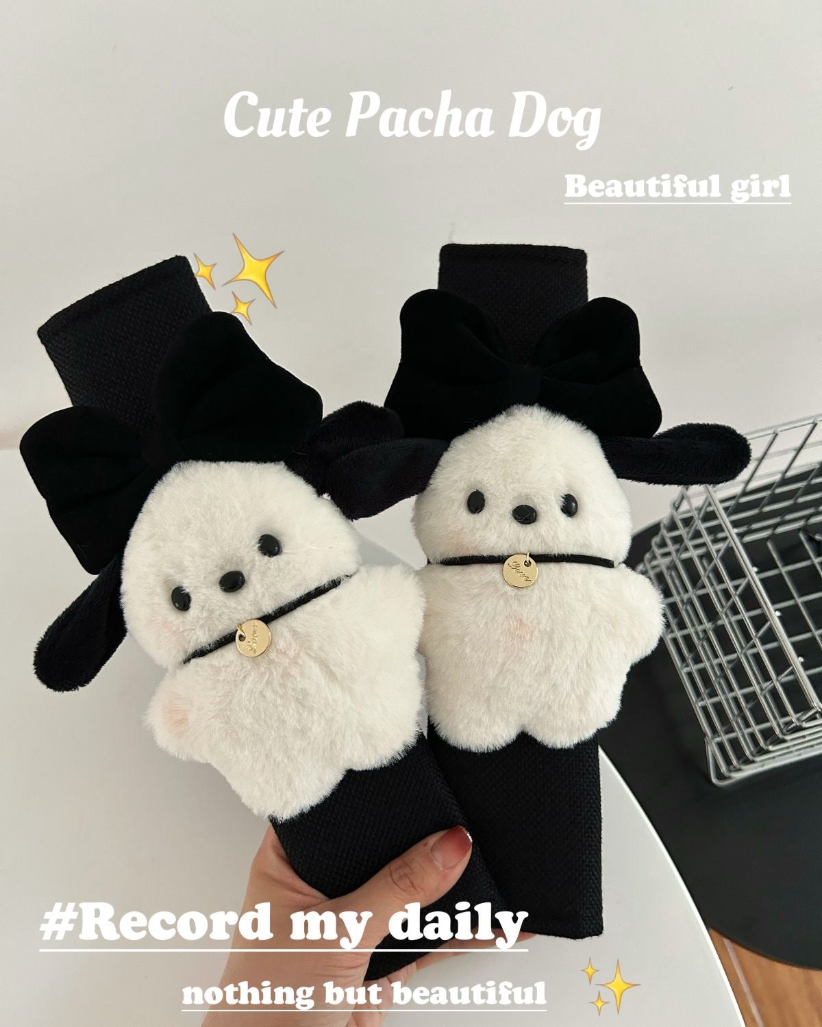 Pochacco Car Seat Belt Shoulder Pad