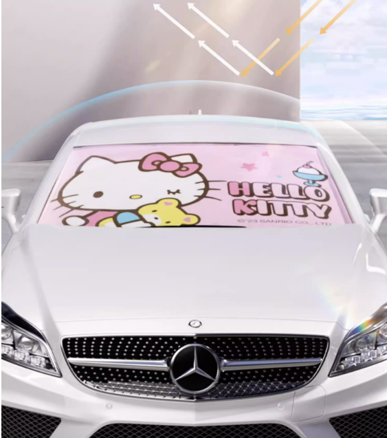 Hello Kitty Car Windshield Parasol