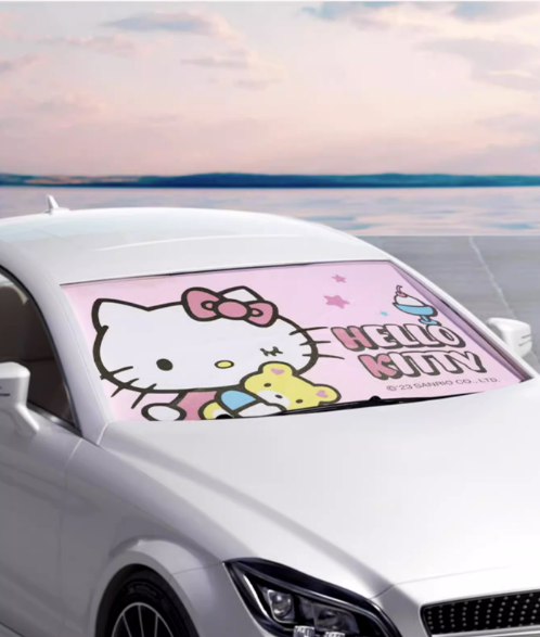 Hello Kitty Car Windshield Parasol