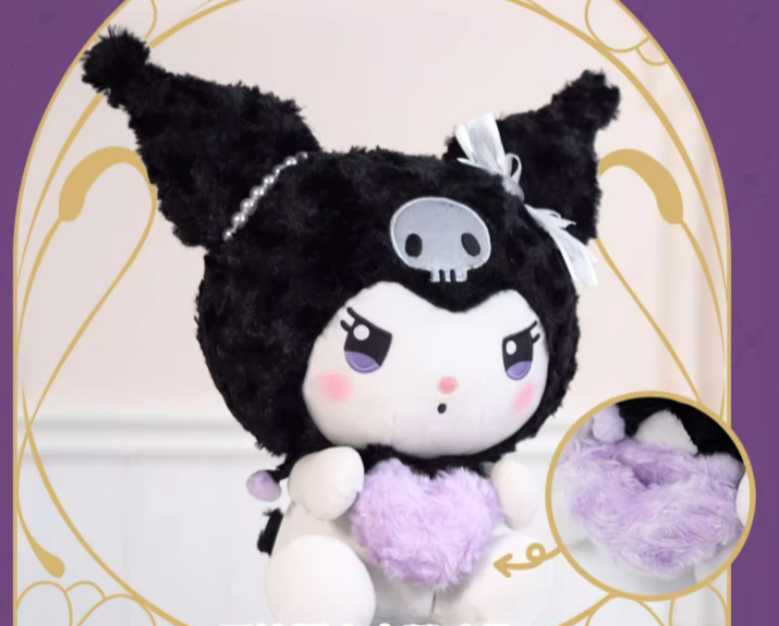 Peluche de rosa sorpresa Kuromi