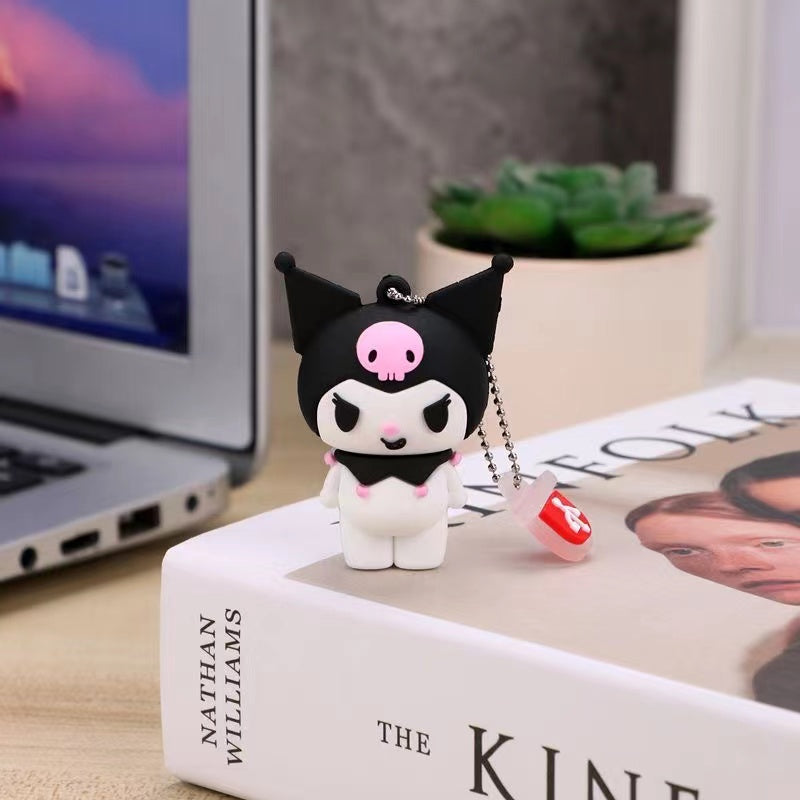 Kuromi U Disk Keychain