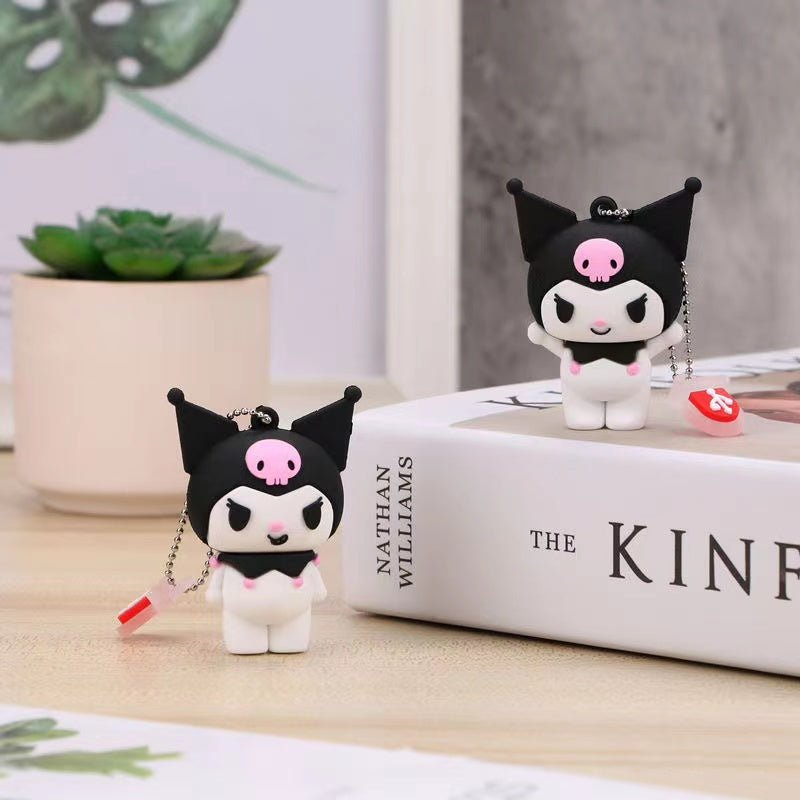 Kuromi U Disk Keychain