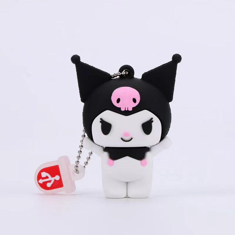 Kuromi U Disk Keychain