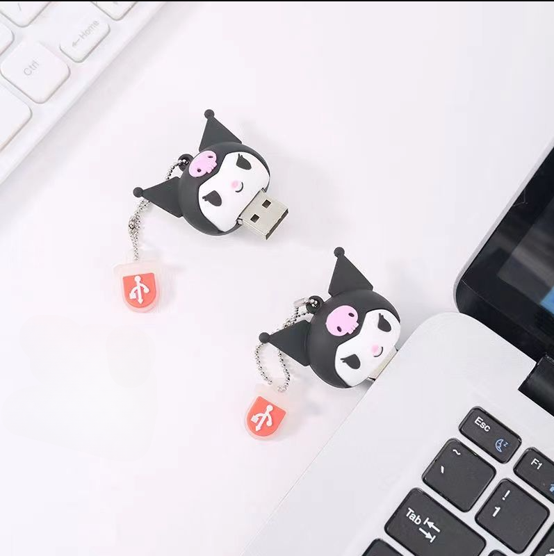 Kuromi U Disk Keychain