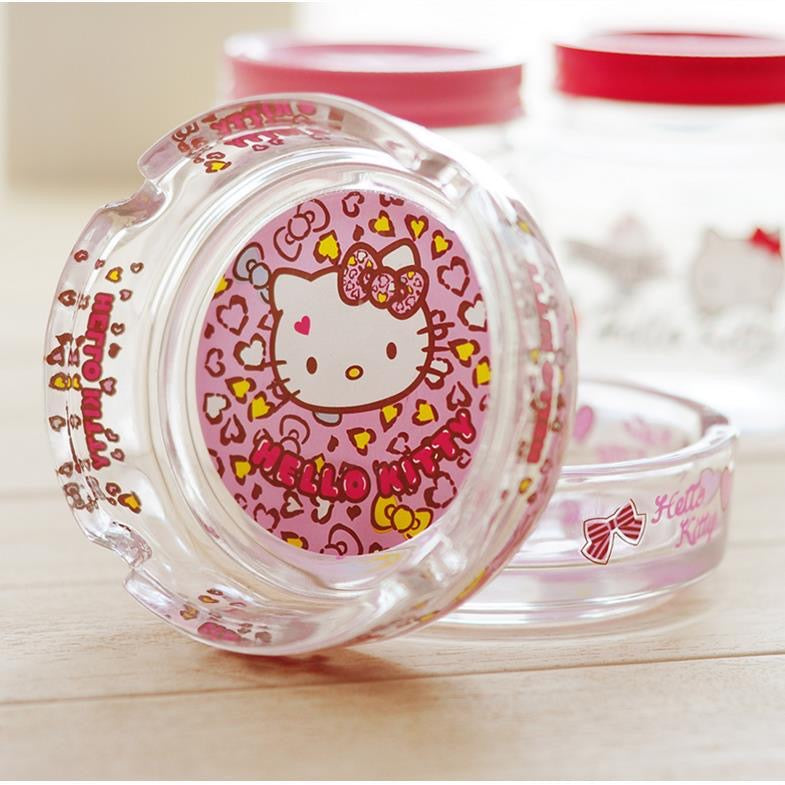 Sanrio glass ashtray