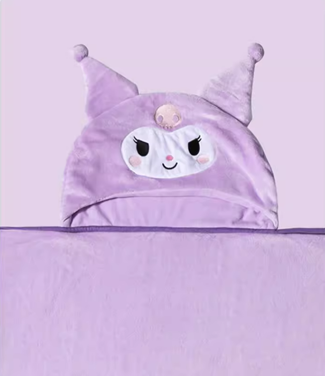 Kuromi Hoodie Blanket