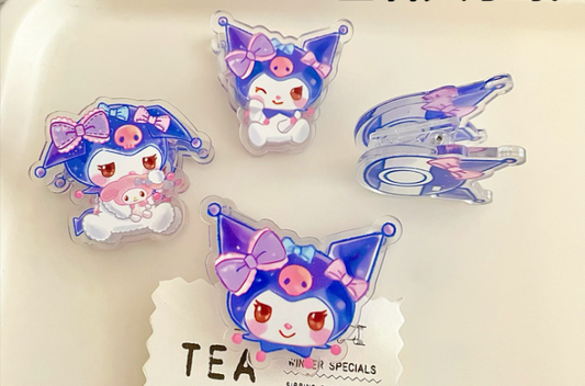 Kuromi Paper Clip &Snack Clip& Swallowtail Clip