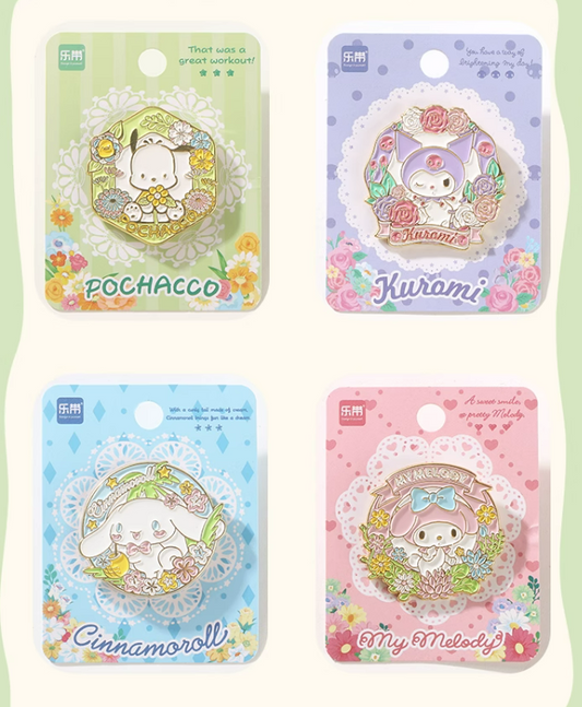 Sanrio flowers Badge
