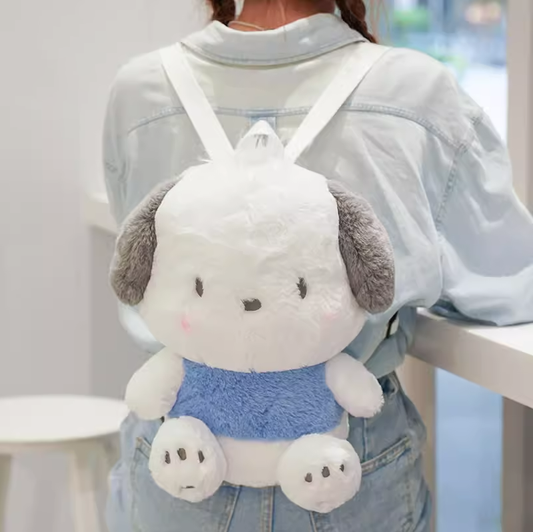 Mochila de muñeco de peluche grande y esponjoso Pochacco