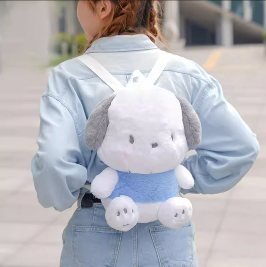 Mochila de muñeco de peluche grande y esponjoso Pochacco