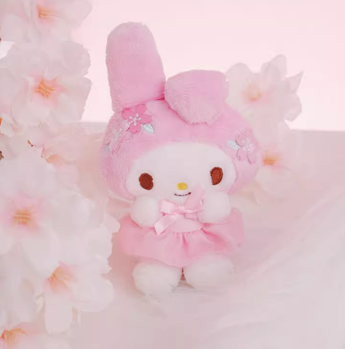Colgante de felpa de la serie Sanrio Sakura