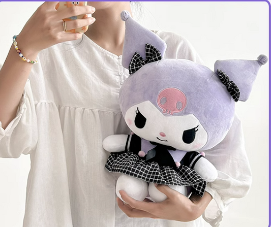 Uniforme de felpa Kuromi serie 15 pulgadas
