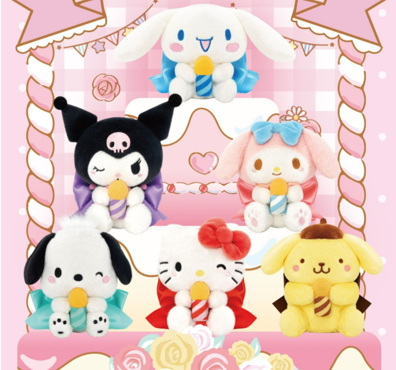 Sanrio Characters Moon, Star and Cloud Plush Blinds