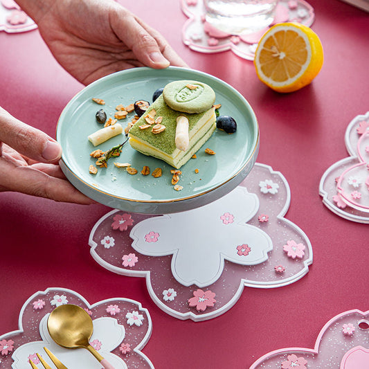 Cute Sakura Cup Mat