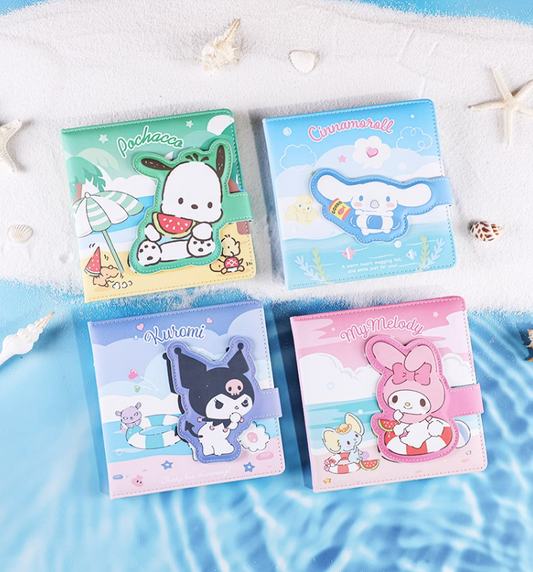 Página colorida del cuaderno magnético de Sanrio