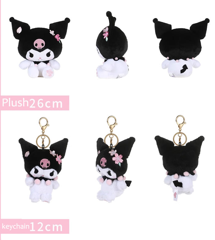 Muñeco de peluche Sanrio con flores de cerezo