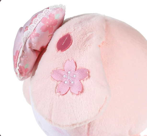 Muñeco de peluche Sanrio con flores de cerezo