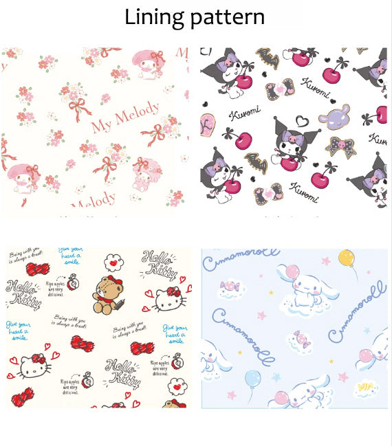 Bolsa de mensajero portátil bordada Sanrio