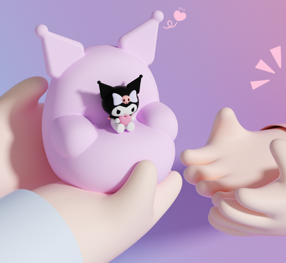 Lámpara Cojín Kuromi