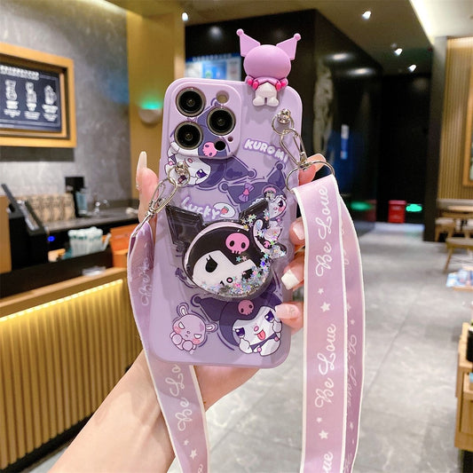 Funda para teléfono Kuromi y My Melody
