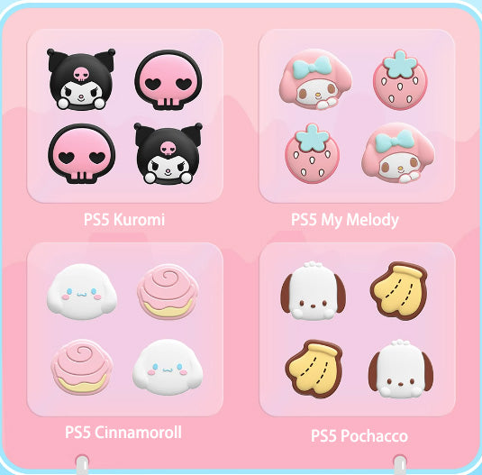 Sanrio PS5 Thumb Grip Caps for PS5/PS4/NSPRO
