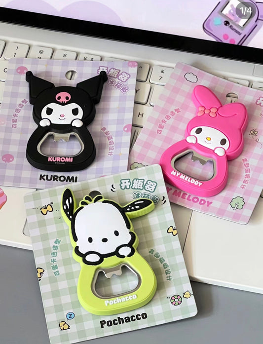 Sanrio bottle opener refrigerator magnet