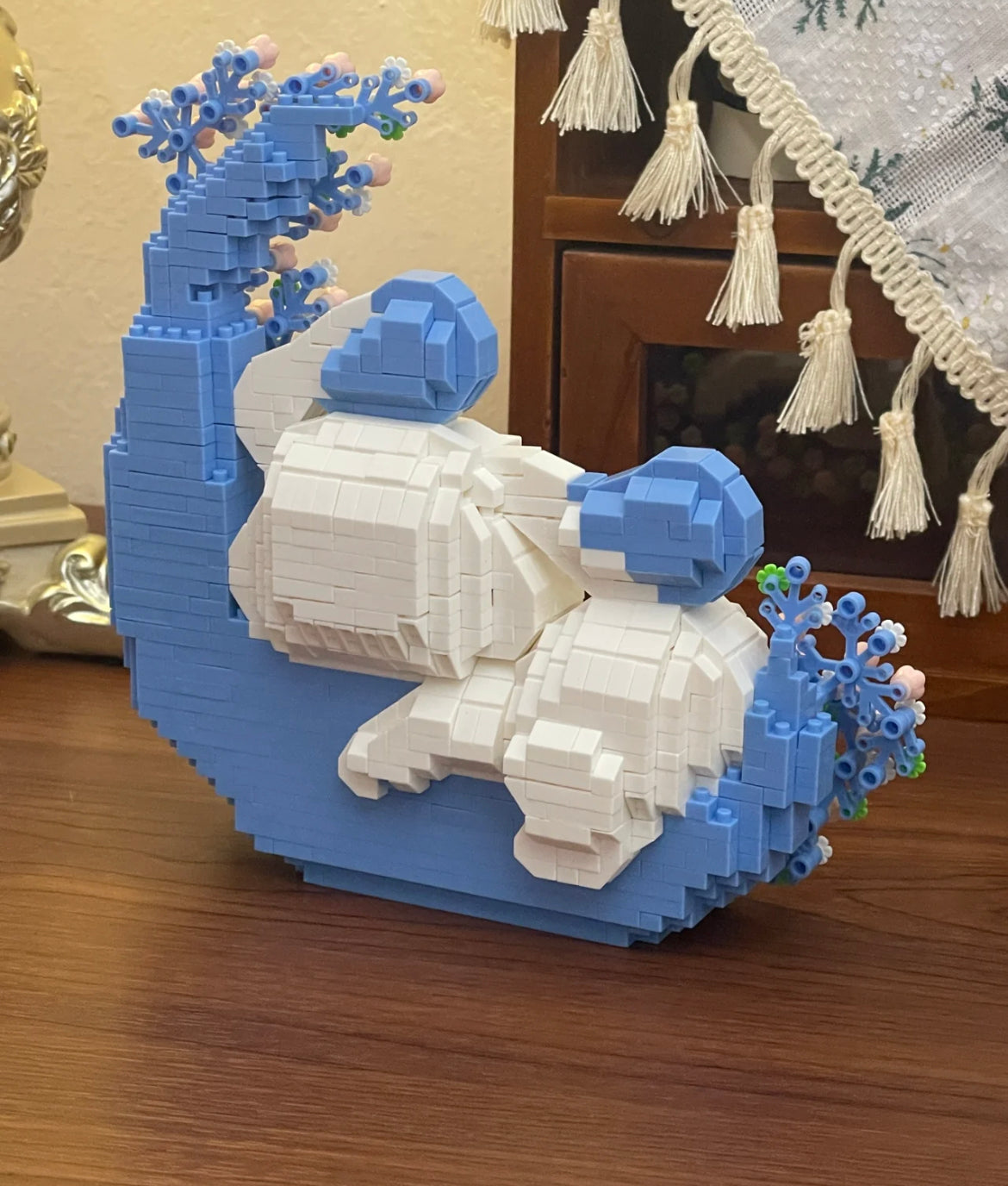 Cinnamoroll and Pochacco Moon Building Block