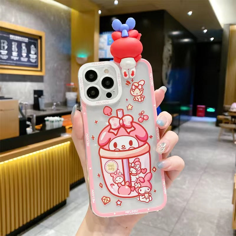 Kuromi and My melody phone case