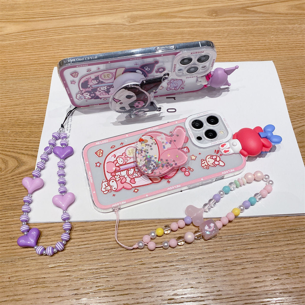 Kuromi and My melody phone case