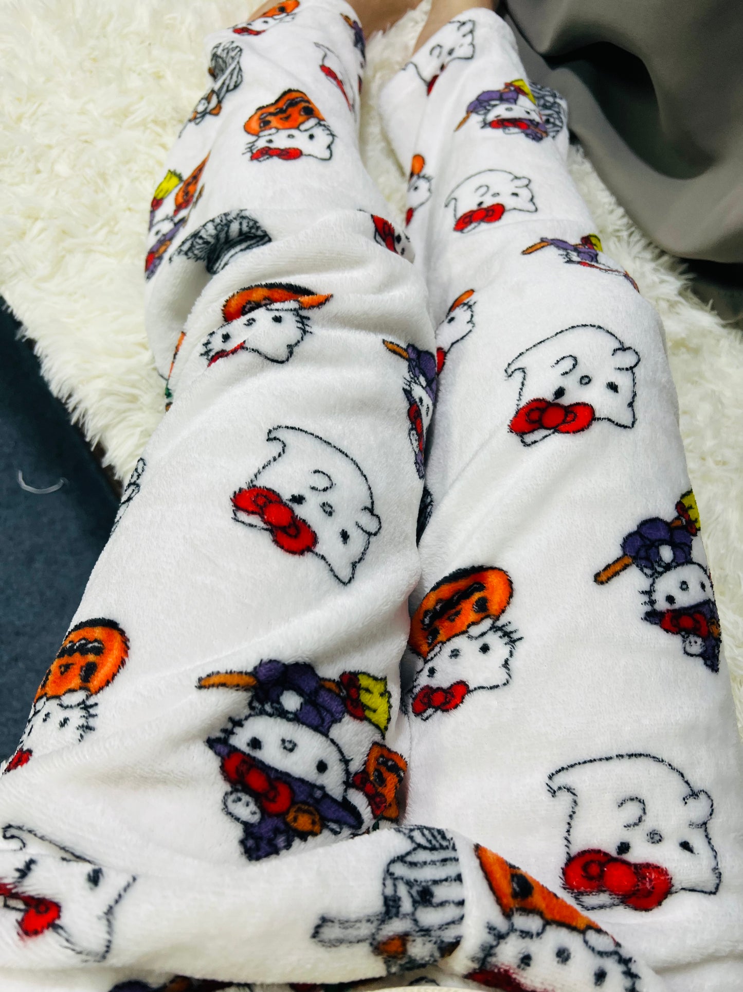 Hellokitty Halloween Fuzzy Pants